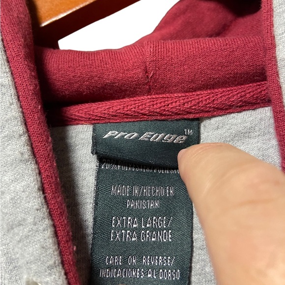 Vintage Alabama Crimson Tide Hoodie Sweatshirt Size XL Embroidered 90s Y2K NCAA - Picture 4 of 10